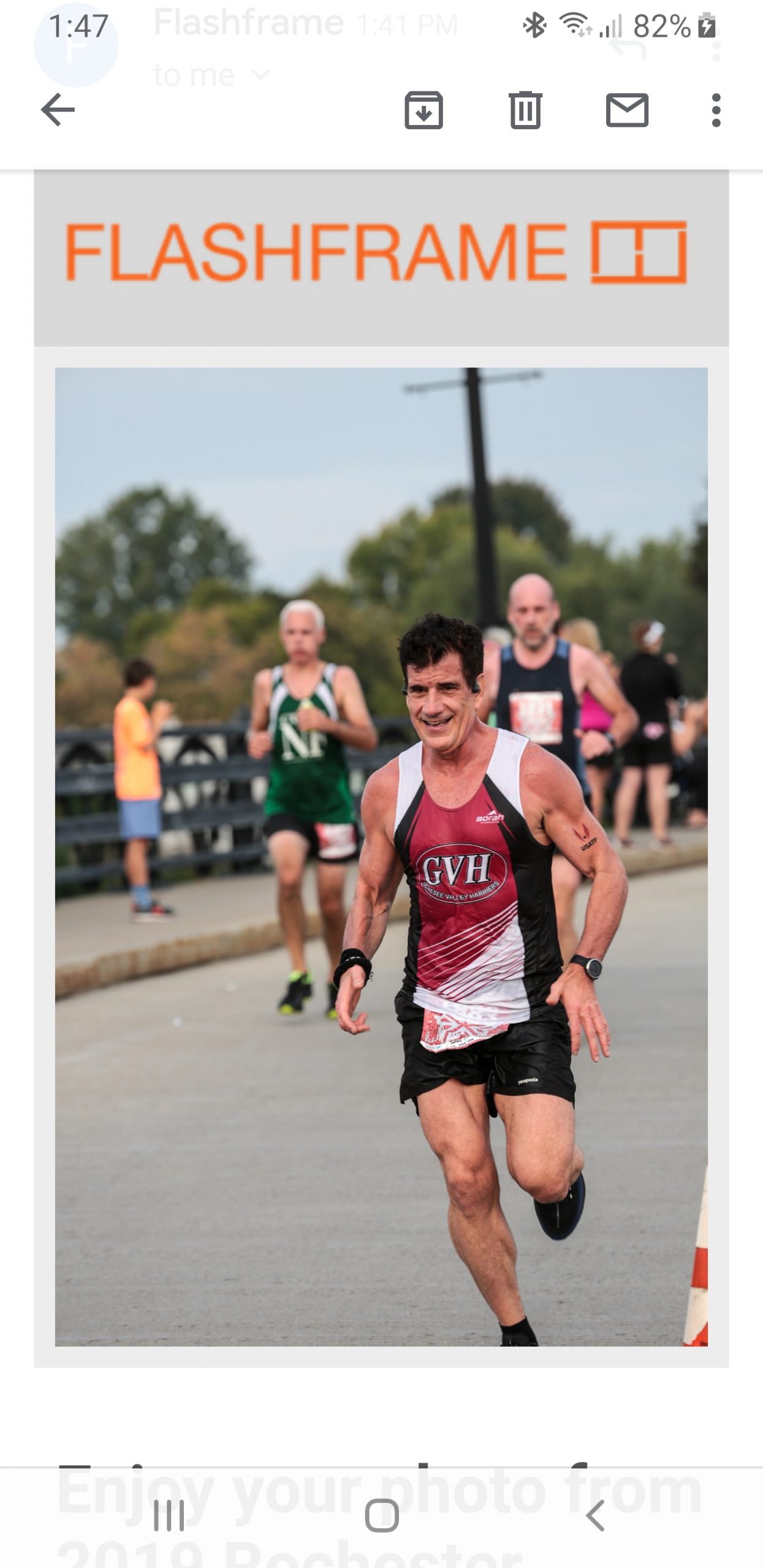 Anthony Crilly Wins Rochester Half Marathon 2019 for Age Group victory out of 52 men